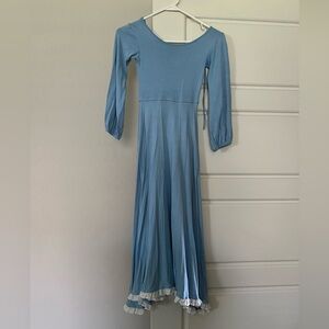 “Well Dressed Wolf” Blue Maxi